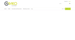 Desktop Screenshot of ginkocontrol.com