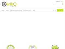Tablet Screenshot of ginkocontrol.com